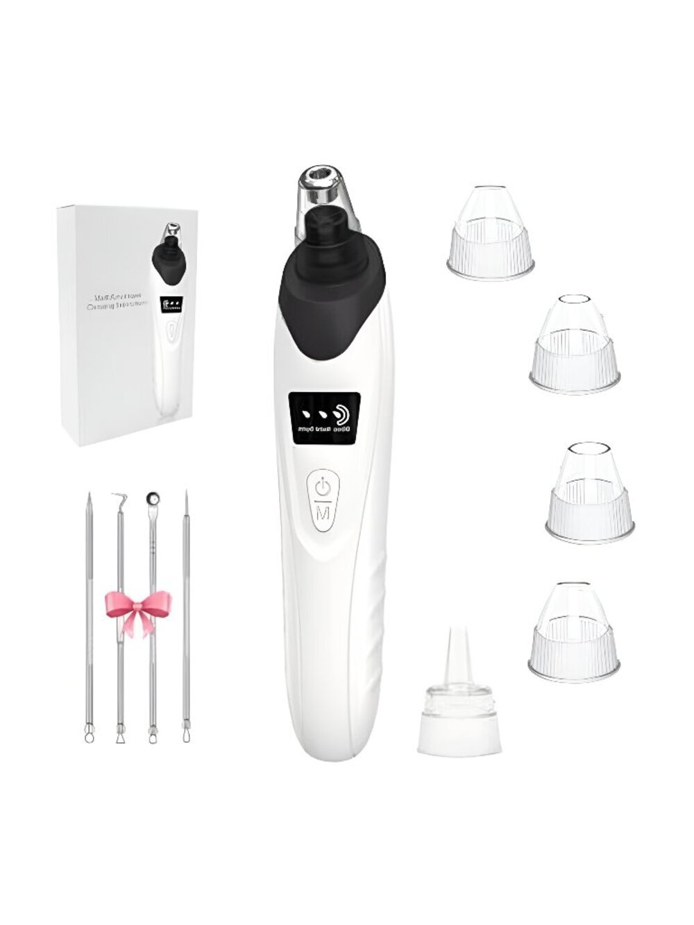 Blackhead Remover Pore Vacuum,Facial Pore Cleaner Blackhead Vacuum (Black) - F2